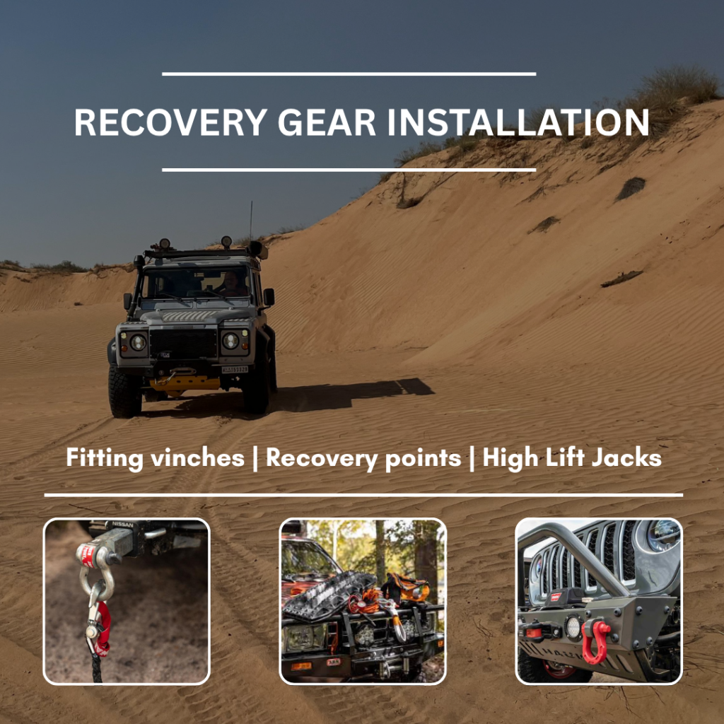Recovery gear installation